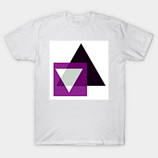 Ace Pride Basic Shapes T-Shirt by VernenInk
